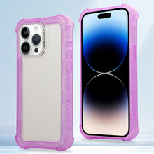 Load image into Gallery viewer, Transparent Matte TPU Hybrid PC 3-in-1 Phone Case, For iPhone 14 Plus, For iPhone 14, For iPhone 14 Pro, For iPhone 14 Pro Max, For iPhone 13