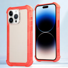 Load image into Gallery viewer, Transparent Matte TPU Hybrid PC 3-in-1 Phone Case, For iPhone 14 Plus, For iPhone 14, For iPhone 14 Pro, For iPhone 14 Pro Max, For iPhone 13