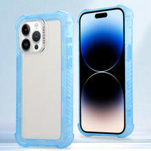 Load image into Gallery viewer, Transparent Matte TPU Hybrid PC 3-in-1 Phone Case, For iPhone 14 Plus, For iPhone 14, For iPhone 14 Pro, For iPhone 14 Pro Max, For iPhone 13