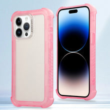 Load image into Gallery viewer, Transparent Matte TPU Hybrid PC 3-in-1 Phone Case, For iPhone 14 Plus, For iPhone 14, For iPhone 14 Pro, For iPhone 14 Pro Max, For iPhone 13