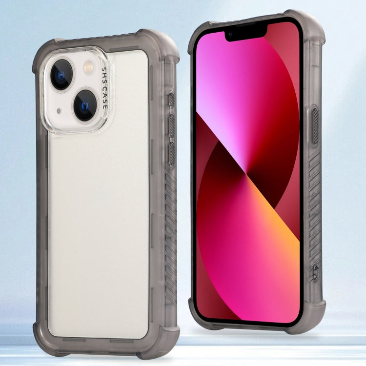 Transparent Matte TPU Hybrid PC 3-in-1 Phone Case, For iPhone 14 Plus, For iPhone 14, For iPhone 14 Pro, For iPhone 14 Pro Max, For iPhone 13
