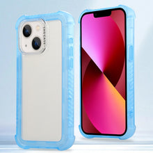 Load image into Gallery viewer, Transparent Matte TPU Hybrid PC 3-in-1 Phone Case, For iPhone 14 Plus, For iPhone 14, For iPhone 14 Pro, For iPhone 14 Pro Max, For iPhone 13