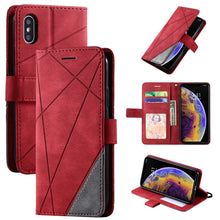 Load image into Gallery viewer, Skin Feel Splicing Horizontal Flip Leather Case with Holder &amp; Card Slots &amp; Wallet &amp; Photo Frame, For iPhone 12 Pro Max, For iPhone 12 / 12 Pro, For iPhone 12 mini, For iPhone XR, For iPhone XS Max