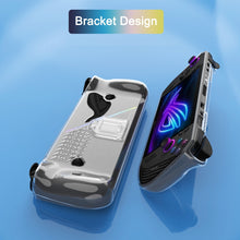 Load image into Gallery viewer, TPU Transparent Protective Case with Holder, For ASUS ROG Ally X