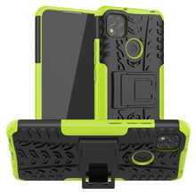 Load image into Gallery viewer, Tire Texture Shockproof TPU + PC Protective Case with Holder, For Xiaomi Redmi 9C