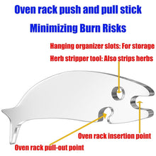 Load image into Gallery viewer, Acrylic Fish Shaped Oven Push Pull Rack Baking Push Pull Tool