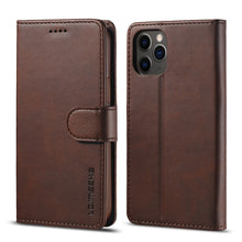 Load image into Gallery viewer, LC.IMEEKE Calf Texture Horizontal Flip Leather Case with Holder &amp; Card Slots &amp; Wallet, For Xiaomi Redmi 9A, For iPhone 12 mini, For iPhone 12 / 12 Pro, For iPhone 12 Pro Max