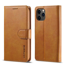 Load image into Gallery viewer, LC.IMEEKE Calf Texture Horizontal Flip Leather Case with Holder &amp; Card Slots &amp; Wallet, For Xiaomi Redmi 9A, For iPhone 12 mini, For iPhone 12 / 12 Pro, For iPhone 12 Pro Max
