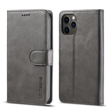 Load image into Gallery viewer, LC.IMEEKE Calf Texture Horizontal Flip Leather Case with Holder &amp; Card Slots &amp; Wallet, For Xiaomi Redmi 9A, For iPhone 12 mini, For iPhone 12 / 12 Pro, For iPhone 12 Pro Max