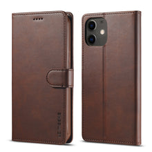 Load image into Gallery viewer, LC.IMEEKE Calf Texture Horizontal Flip Leather Case with Holder &amp; Card Slots &amp; Wallet, For Xiaomi Redmi 9A, For iPhone 12 mini, For iPhone 12 / 12 Pro, For iPhone 12 Pro Max