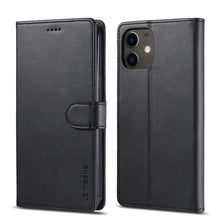 Load image into Gallery viewer, LC.IMEEKE Calf Texture Horizontal Flip Leather Case with Holder &amp; Card Slots &amp; Wallet, For Xiaomi Redmi 9A, For iPhone 12 mini, For iPhone 12 / 12 Pro, For iPhone 12 Pro Max