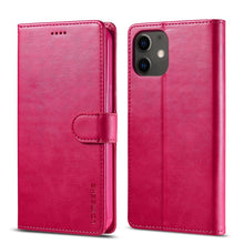 Load image into Gallery viewer, LC.IMEEKE Calf Texture Horizontal Flip Leather Case with Holder &amp; Card Slots &amp; Wallet, For Xiaomi Redmi 9A, For iPhone 12 mini, For iPhone 12 / 12 Pro, For iPhone 12 Pro Max