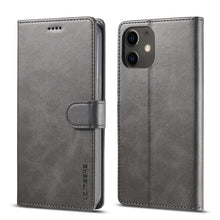 Load image into Gallery viewer, LC.IMEEKE Calf Texture Horizontal Flip Leather Case with Holder &amp; Card Slots &amp; Wallet, For Xiaomi Redmi 9A, For iPhone 12 mini, For iPhone 12 / 12 Pro, For iPhone 12 Pro Max