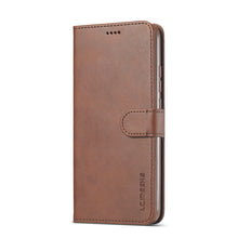 Load image into Gallery viewer, LC.IMEEKE Calf Texture Horizontal Flip Leather Case with Holder &amp; Card Slots &amp; Wallet, For Xiaomi Redmi 9A, For iPhone 12 mini, For iPhone 12 / 12 Pro, For iPhone 12 Pro Max