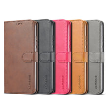 Load image into Gallery viewer, LC.IMEEKE Calf Texture Horizontal Flip Leather Case with Holder &amp; Card Slots &amp; Wallet, For Xiaomi Redmi 9A, For iPhone 12 mini, For iPhone 12 / 12 Pro, For iPhone 12 Pro Max