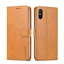 Load image into Gallery viewer, LC.IMEEKE Calf Texture Horizontal Flip Leather Case with Holder &amp; Card Slots &amp; Wallet, For Xiaomi Redmi 9A, For iPhone 12 mini, For iPhone 12 / 12 Pro, For iPhone 12 Pro Max