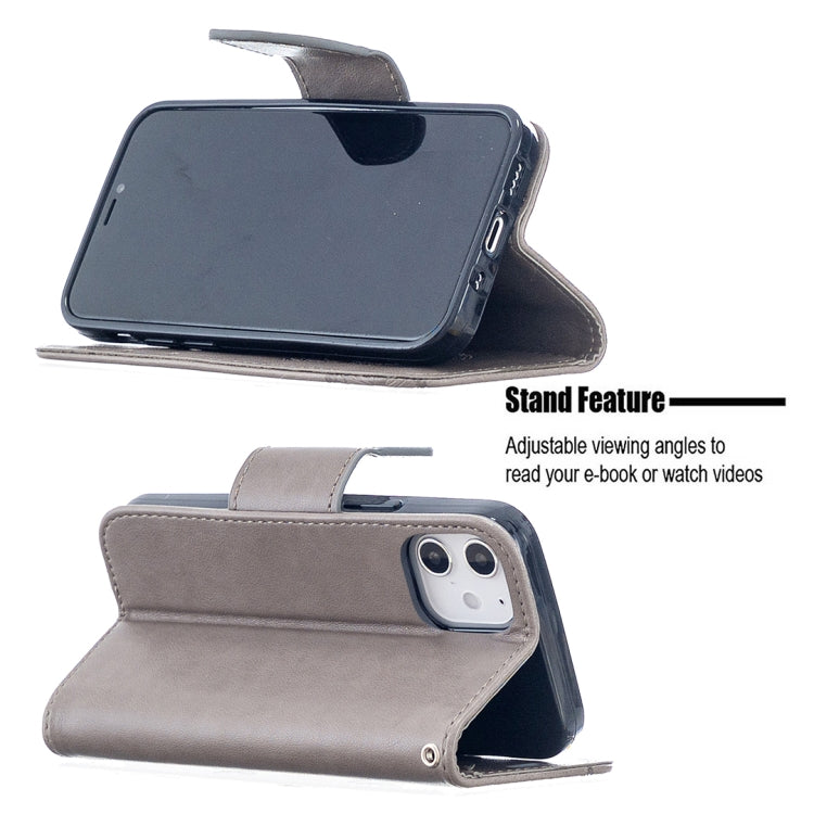 Embossing Two Butterflies Pattern Horizontal Flip PU Leather Case with Holder & Card Slot & Wallet & Lanyard, For iPhone 12 mini, For iPhone 12 / 12 Pro, For iPhone 12 Pro Max, For Samsung Galaxy Note20, For Samsung Galaxy Note20 Ultra