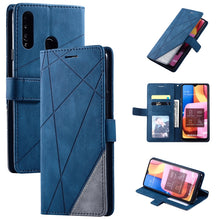 Load image into Gallery viewer, Skin Feel Splicing Horizontal Flip Leather Case with Holder &amp; Card Slots &amp; Wallet &amp; Photo Frame