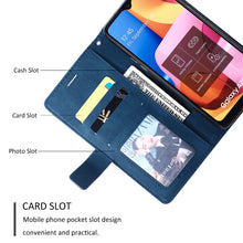 Load image into Gallery viewer, Skin Feel Splicing Horizontal Flip Leather Case with Holder &amp; Card Slots &amp; Wallet &amp; Photo Frame