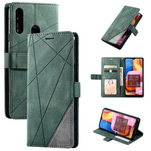 Load image into Gallery viewer, Skin Feel Splicing Horizontal Flip Leather Case with Holder &amp; Card Slots &amp; Wallet &amp; Photo Frame