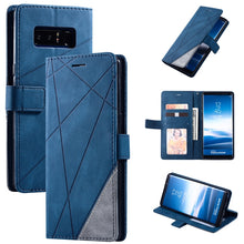 Load image into Gallery viewer, Skin Feel Splicing Horizontal Flip Leather Case with Holder &amp; Card Slots &amp; Wallet &amp; Photo Frame