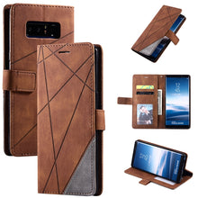 Load image into Gallery viewer, Skin Feel Splicing Horizontal Flip Leather Case with Holder &amp; Card Slots &amp; Wallet &amp; Photo Frame