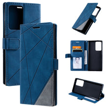 Load image into Gallery viewer, Skin Feel Splicing Horizontal Flip Leather Case with Holder &amp; Card Slots &amp; Wallet &amp; Photo Frame