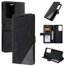 Load image into Gallery viewer, Skin Feel Splicing Horizontal Flip Leather Case with Holder &amp; Card Slots &amp; Wallet &amp; Photo Frame