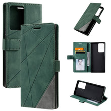 Load image into Gallery viewer, Skin Feel Splicing Horizontal Flip Leather Case with Holder &amp; Card Slots &amp; Wallet &amp; Photo Frame