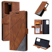 Load image into Gallery viewer, Skin Feel Splicing Horizontal Flip Leather Case with Holder &amp; Card Slots &amp; Wallet &amp; Photo Frame