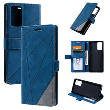 Load image into Gallery viewer, Skin Feel Splicing Horizontal Flip Leather Case with Holder &amp; Card Slots &amp; Wallet &amp; Photo Frame