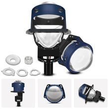 Load image into Gallery viewer, T03 Pair 3 inch Car Bifocal LED Lens Headlight, Left-hand Drive, T03