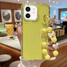 Load image into Gallery viewer, TPU + PC + Glitter Sequins Full Coverage Phone Case with Bracelet, For iPhone 14 Pro, For iPhone 14 Pro Max, For iPhone 6 / 7 / 8 / SE 2020, For iPhone 13 Pro Max, For iPhone 13 Pro, For iPhone 13, For iPhone 12 / 12 Pro, For iPhone 12 Pro Max         ...