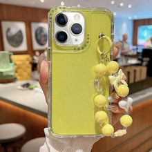 Load image into Gallery viewer, TPU + PC + Glitter Sequins Full Coverage Phone Case with Bracelet, For iPhone 14 Pro, For iPhone 14 Pro Max, For iPhone 6 / 7 / 8 / SE 2020, For iPhone 13 Pro Max, For iPhone 13 Pro, For iPhone 13, For iPhone 12 / 12 Pro, For iPhone 12 Pro Max         ...