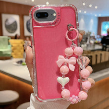 Load image into Gallery viewer, TPU + PC + Glitter Sequins Full Coverage Phone Case with Bracelet, For iPhone XR, For iPhone XS Max, For iPhone 6 Plus / 7 Plus / 8 Plus