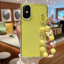 Load image into Gallery viewer, TPU + PC + Glitter Sequins Full Coverage Phone Case with Bracelet, For iPhone 14 Pro, For iPhone 14 Pro Max, For iPhone 6 / 7 / 8 / SE 2020, For iPhone 13 Pro Max, For iPhone 13 Pro, For iPhone 13, For iPhone 12 / 12 Pro, For iPhone 12 Pro Max         ...