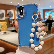 Load image into Gallery viewer, TPU + PC + Glitter Sequins Full Coverage Phone Case with Bracelet, For iPhone XR, For iPhone XS Max, For iPhone 6 Plus / 7 Plus / 8 Plus