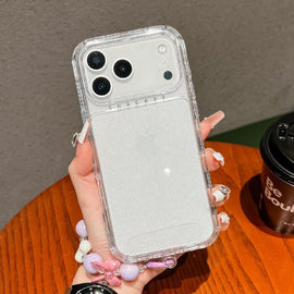 TPU + PC + Glitter Sequins Full Coverage Phone Case with Bracelet, For iPhone 18 Pro / 17 Pro, For iPhone 18 Pro Max / 17 Pro Max, For iPhone 16 Pro Max, For iPhone 16 Pro, For iPhone 16 Plus, For iPhone 16, For iPhone 15 Pro Max, For iPhone 15 Pro    ...