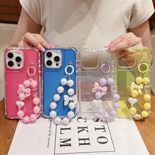 Load image into Gallery viewer, TPU + PC + Glitter Sequins Full Coverage Phone Case with Bracelet, For iPhone XR, For iPhone XS Max, For iPhone 6 Plus / 7 Plus / 8 Plus