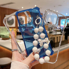 Load image into Gallery viewer, TPU + PC + Glitter Sequins Full Coverage Phone Case with Bracelet, For iPhone XR, For iPhone XS Max, For iPhone 6 Plus / 7 Plus / 8 Plus