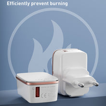 Load image into Gallery viewer, LDNIO A1204Q QC3.0 18W USB Fast Charger with 1m USB to 8 Pin Cable, EU Plug, UK Plug, US Plug