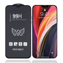 Load image into Gallery viewer, High Aluminum Large Arc Full Screen Tempered Glass Film, For iPhone 12 mini (1 PC), For iPhone 12 / 12 Pro (1 PC), For iPhone 12 Pro Max (1 PC)