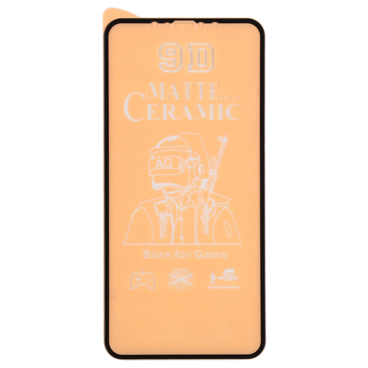 9D Full Screen Full Glue Frosted Ceramic Film, For iPhone 12 / 12 Pro, For iPhone 12 Pro Max