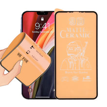 Load image into Gallery viewer, 9D Full Screen Full Glue Frosted Ceramic Film, For iPhone 12 / 12 Pro, For iPhone 12 Pro Max