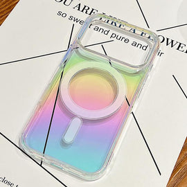 Gradient Color MagSafe Airbag Full Coverage Phone Case, For iPhone 16e / 17e, For iPhone 17 Pro Max, For iPhone 17 Pro, For iPhone 17, For iPhone Air, For iPhone 16 Pro Max, For iPhone 16 Pro, For iPhone 16 Plus, For iPhone 16, For iPhone 15 Pro Max   ...