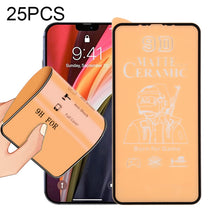 Load image into Gallery viewer, 25 PCS 9D Full Screen Full Glue Frosted Ceramic Film, For iPhone 12 mini, For iPhone 12 / 12 Pro, For iPhone 12 Pro Max