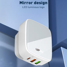 Load image into Gallery viewer, LDNIO Q334 32W Type-C + Dual USB Port Charger with 1m USB-C / Type-C to USB-C / Type-C Data Cable, EU Plug, UK Plug, US Plug