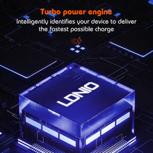 Load image into Gallery viewer, LDNIO Q366 65W USB + Dual Type-C Port Charger with 1m USB-C / Type-C to USB-C / Type-C Data Cable, EU Plug, UK Plug, US Plug