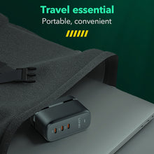Load image into Gallery viewer, LDNIO Q367 65W GaN 3 x USB-C / Type-C Interface Charger with 1m USB-C / Type-C to USB-C / Type-C Data Cable, EU Plug, UK Plug, US Plug