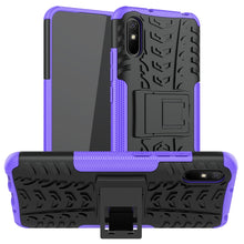 Load image into Gallery viewer, Tire Texture Shockproof TPU+PC Protective Case with Holder